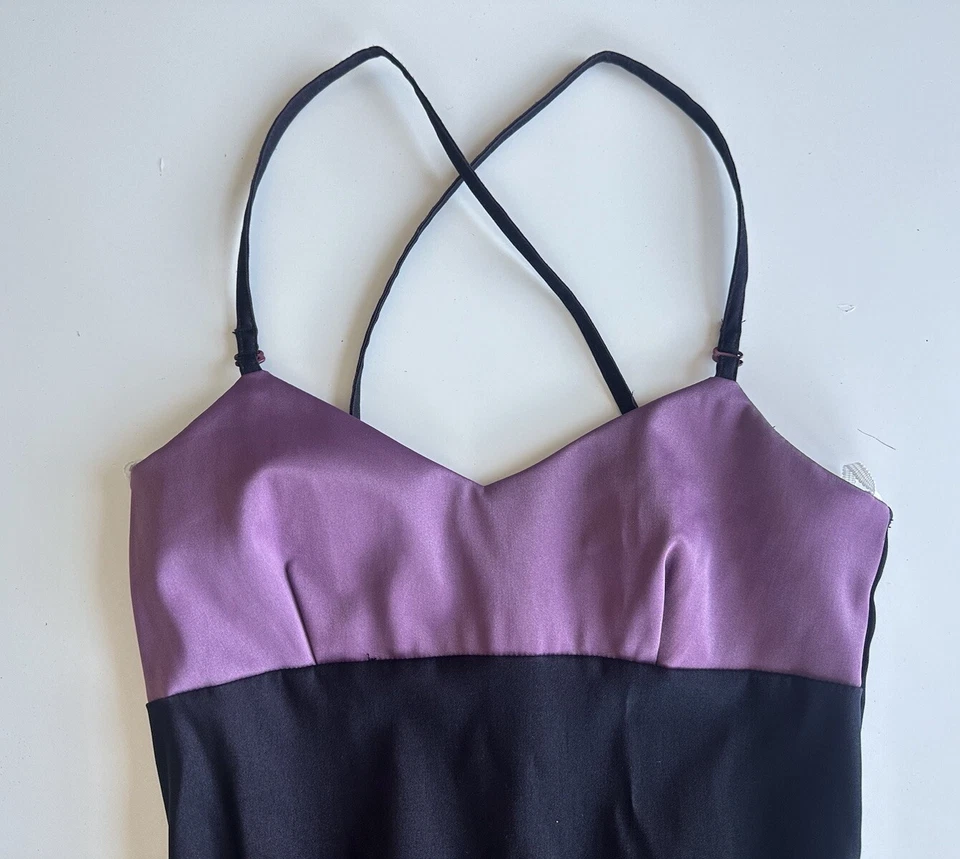 Vestido Halter Vintage Años 90 Y2K Rampage Púrpura Juniors Mujer’s Talla 5 Foto 2 de 4