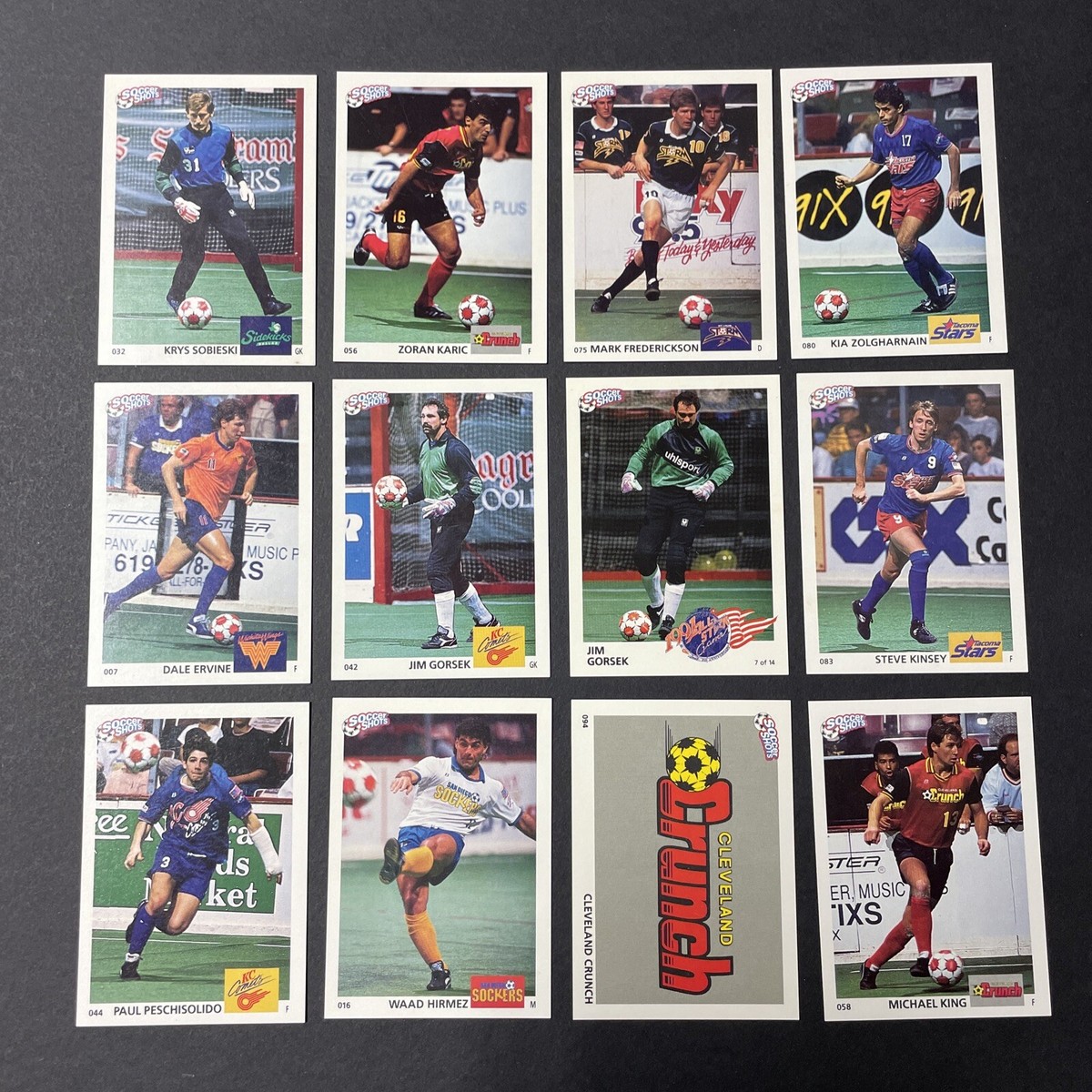 Lot Of Vintage 1991 Soccer Shots Trading Cards Sports Card Lot MLS