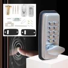 Mechanical Door Lock Keyless Knob Keypad Digital Password Entry Combination USA