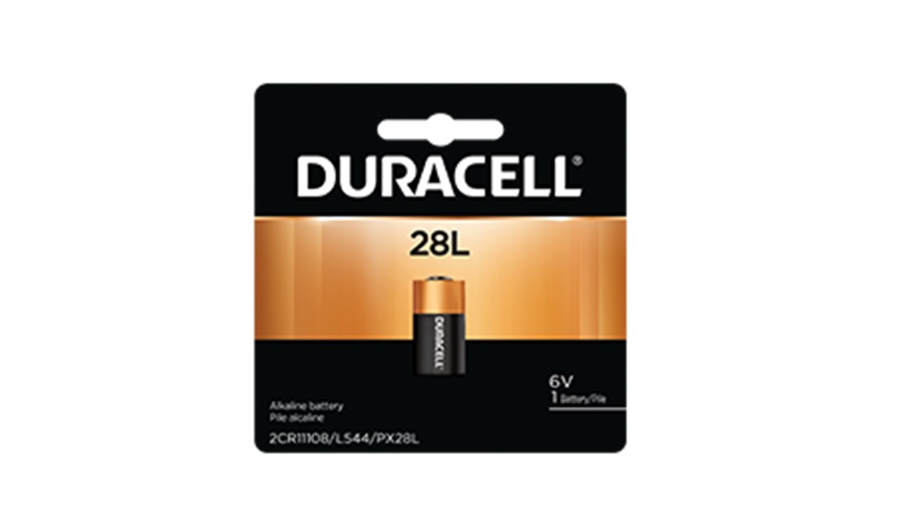 1 x 28L Duracell 6V Lithium Battery (L544, 2CR1/3N, 2CR11108, Photo