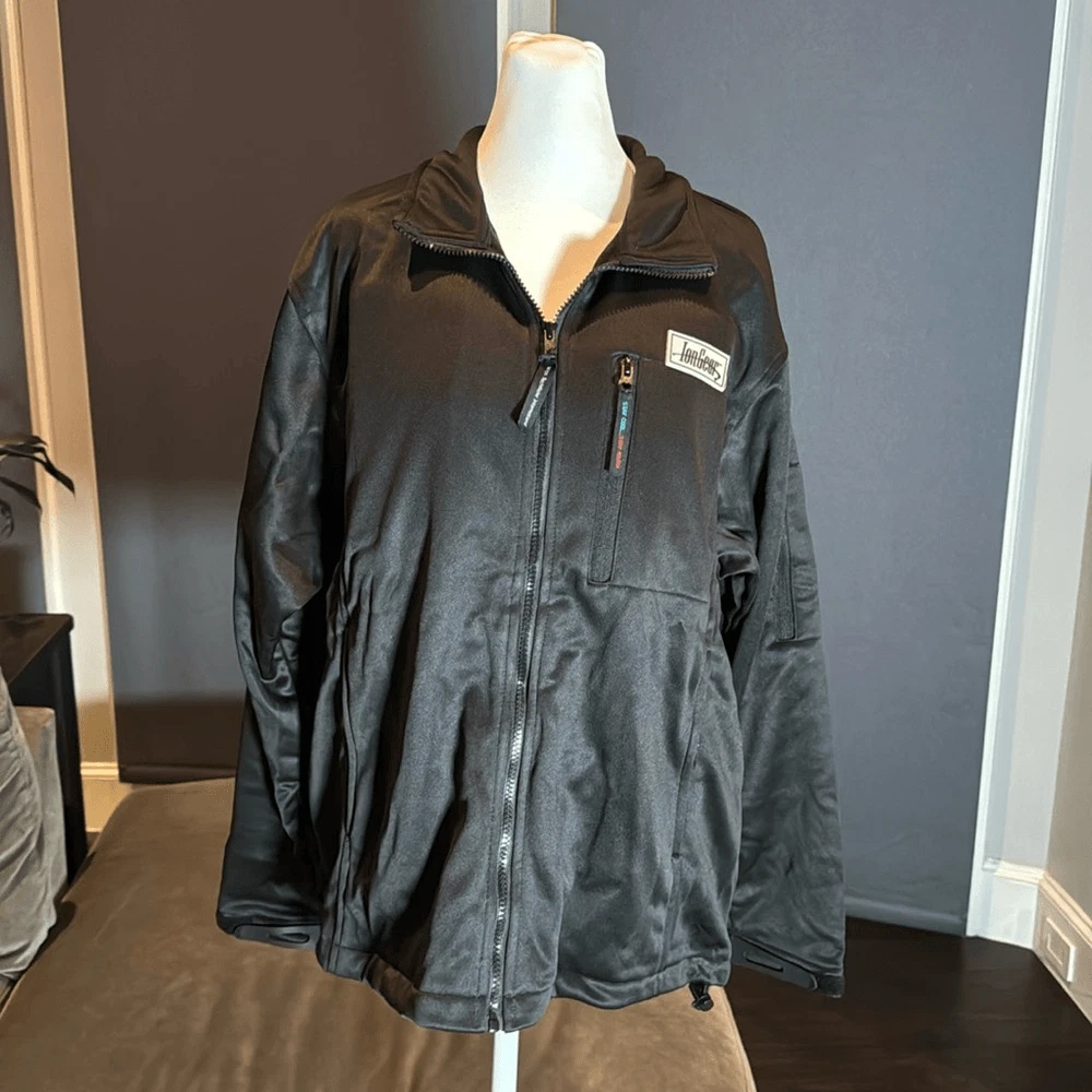 Ion Gear Heated Jacket Zip Up Black Size XL NEW