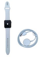 Apple Watch Series 3 38mm GPS Silver Aluminum Case w/ White Sport Band MTEY2LL/A