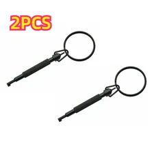 2-PACK Aluminum Swivel Handcuff Key for Standard Police Tactical Hand cuff Keys