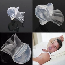 Anti Snoring Tongue Device Silicone Sleep Aid Stop Snore Sleeve Apnea GEN2 US