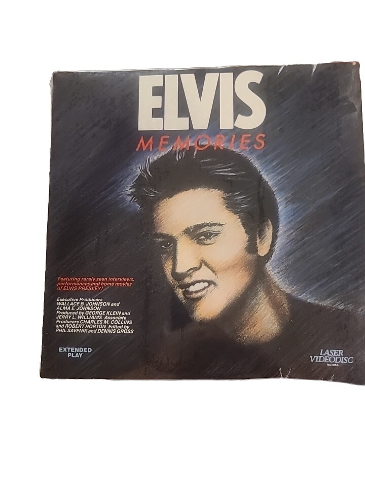 ELVIS MEMORIES Laserdisc  BRAND NEW SEALED VERY RARE  DOCUMENTARY PRESLEY 1987