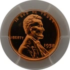ONE OF PR66RD 1958 RED WHEAT LINCOLN PENNY PCGS GRADED PROOF P-MINT EXACT COIN