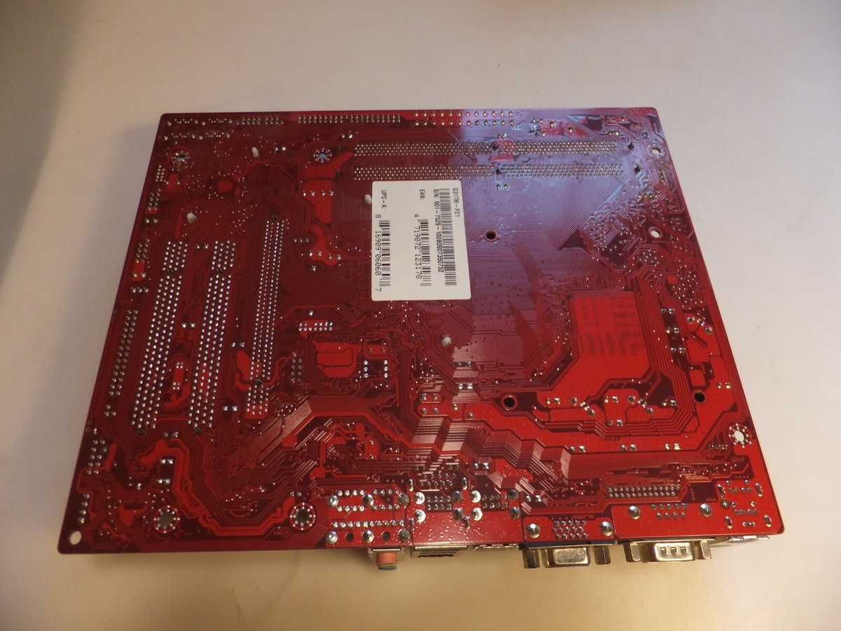 Carte mère MSI MS-7529 ver1.6 avec processeur ram plaque