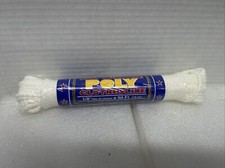 All Purpose POLY Clothesline 1/8" X 50 Ft. No.4 Made In Usa White