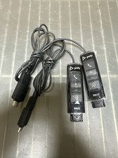 LOT OF 2 PLANTRONICS POLY DA85 HEADSET ADAPTER