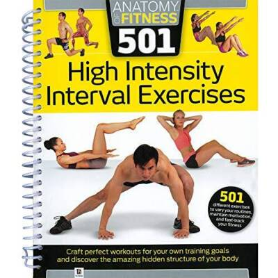 #ad #ad Anatomy of Fitness 501 High Intensity Interval Yoga Excercise Book VERY GOOD $4.08