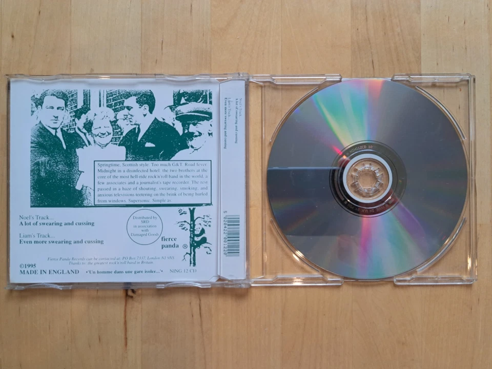 Oasis Wibbling Rivalry Rare Interview CD 1995 Liam & Noel Gallagher - Bild 3 von 3