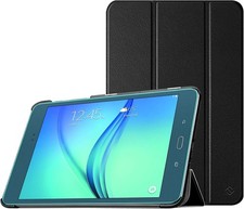 Super Slim Lightweight Standing Cover Case for Samsung Galaxy Tab A 8.0 - Black