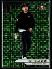 2024 Panini Donruss Elite Kyle Shanahan Green Disco 17