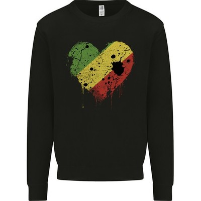 AWDis Sweatshirt Love Republic of the Congo Flag Day Herren Hoodie
