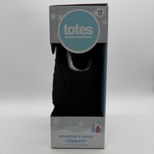 Totes Women  s Cozy Memory Foam Slippers Shoes Large LG 8-9 Sherpa