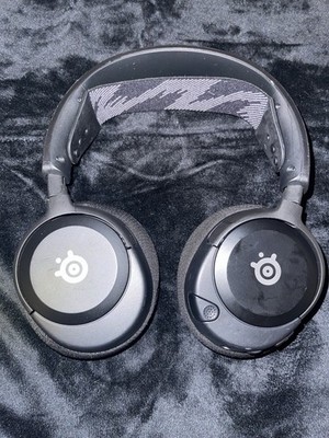 SteelSeries Arctis 7 Wireless Gaming Headset   Black   Tested Works   Read