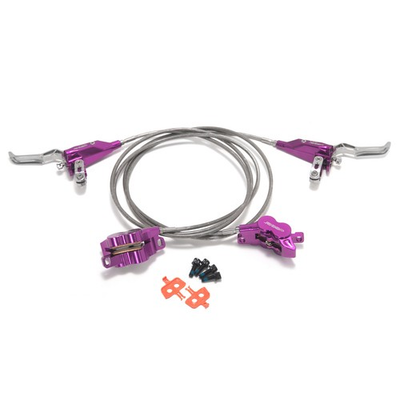 #ad Front Rear Brakes Set Purple For Surron Light Bee For Talaria XXX X3 R MX3 MX4 $196.55