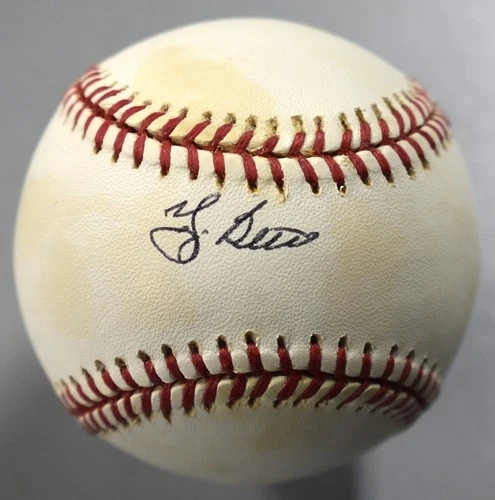 Yogi Berra Signed Official American League Baseball Autograph