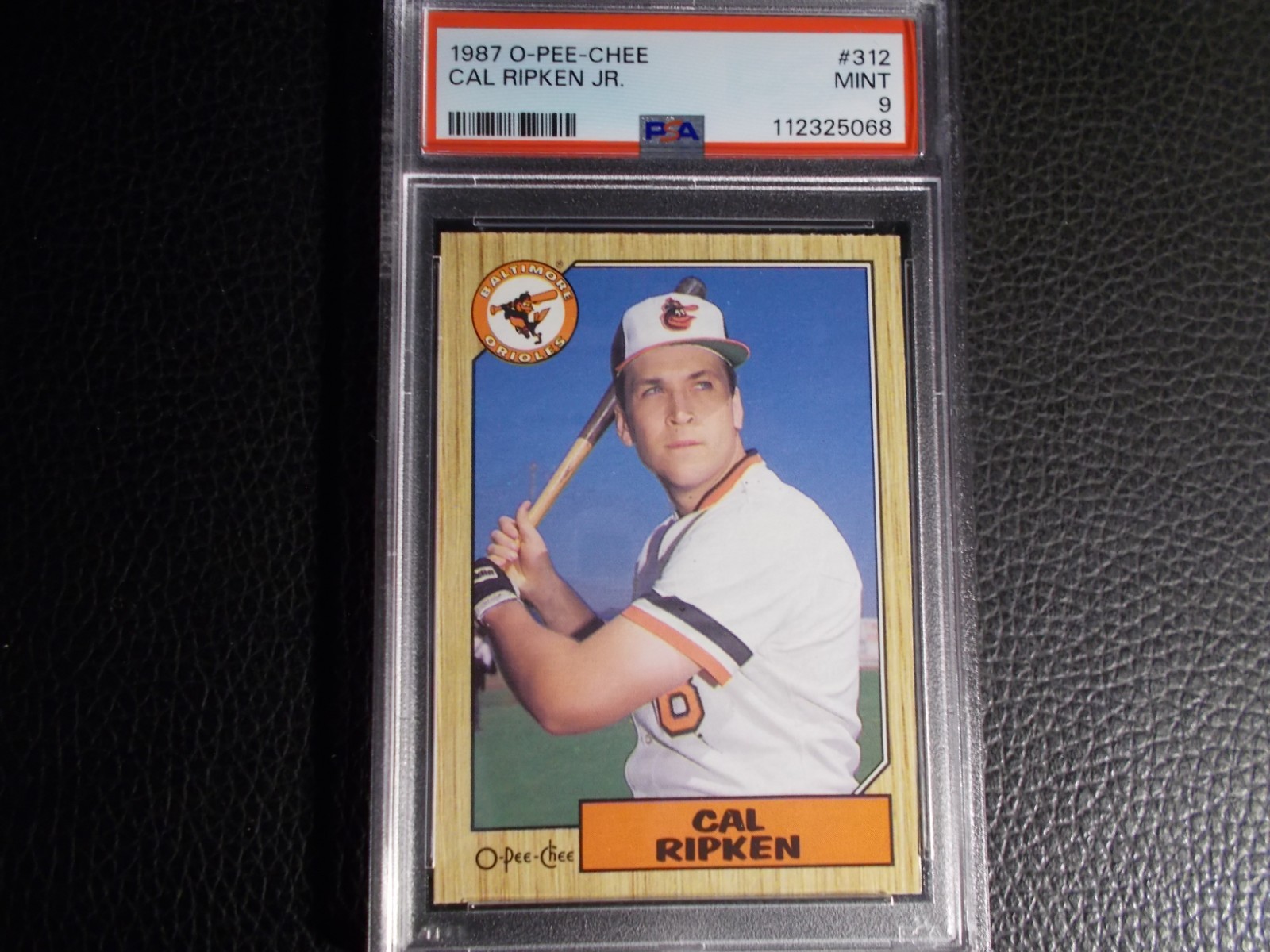 1987 O PEE CHEE #312 CAL RIPKEN JR. PSA 9 FRESH GRADE !!!