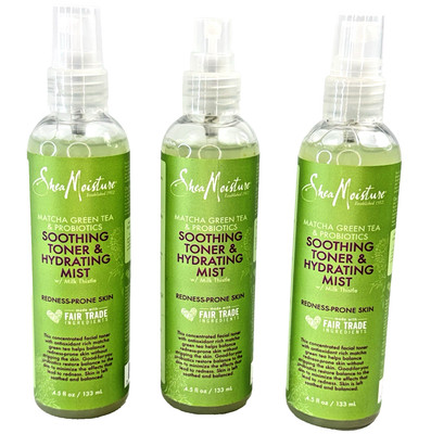 3 X Shea Moisture Matcha Green Tea & Probiotics Soothing Toner & Hydrating Mist