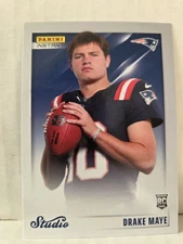 Drake Maye 2024 Panini Instant #SR-35 Studio Rookie Card RC Patriots QTY
