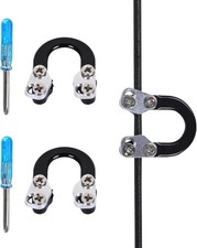 SPG 2 Sets Archery D Loop, Archery Metal D Loop for Compound Bow Release Nocking