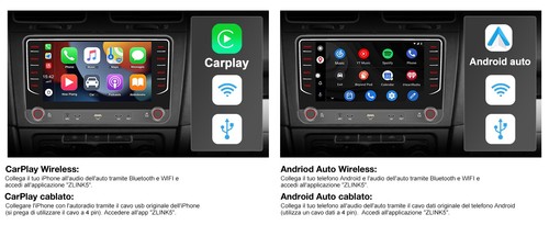 Hexinex Autoradio - Wireless CarPlay Android Auto - Volkswagen - Foto 9 di 14
