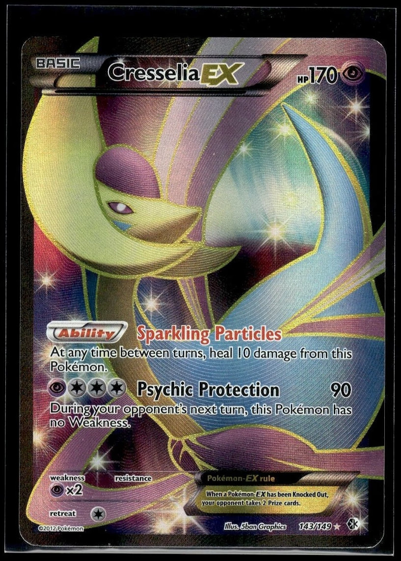 Pokemon Cresselia-Ex Holofoil 143 Boundaries Crossed Rare Ultra