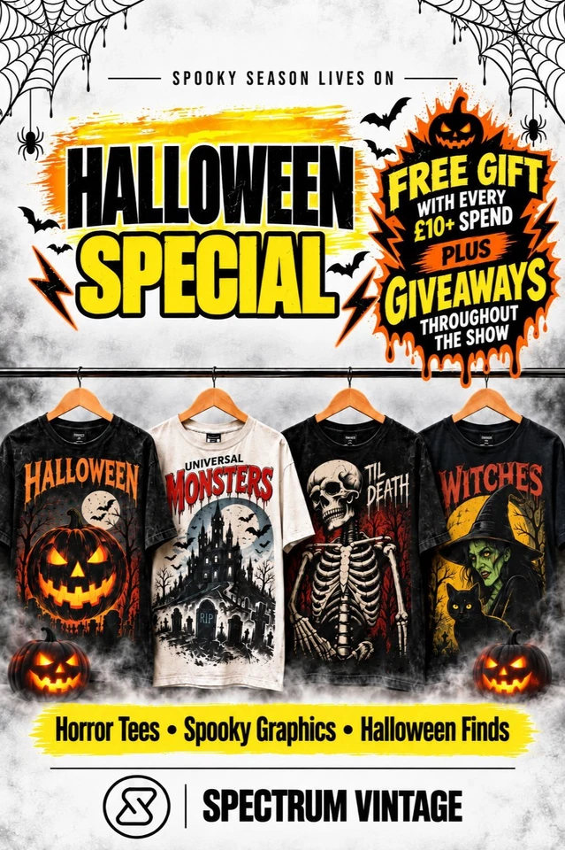 🎃 Halloween Special | FREE Gifts & Giveaways, Horror Tees & Spooky Graphic