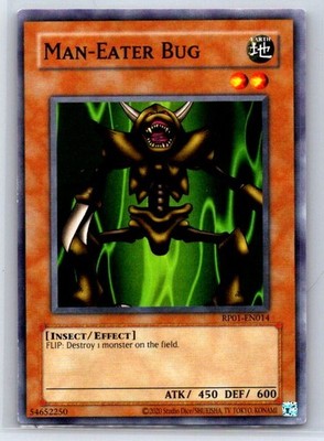 Man-Eater Bug RP01-EN014 Retro Pack (2020 Date Reprint) Yu-Gi-Oh Unlimited LP
