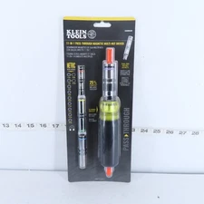 NEW - KLEIN TOOLS 32809MAGM 11-IN-1 PASS-THROUGH MAGNETIC MULTI-NUT DRIVER, METR