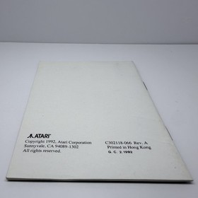 Toki Atari Lynx 1992 Loose Cartridge + Manual Cleaned & Tested Working