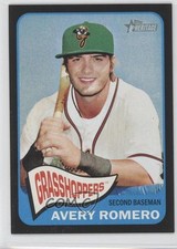 2014 Topps Heritage Minor League Edition Black 45/105 Avery Romero #54 2d7