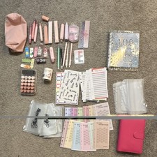 Planner Organizer Set with Budget Sheets, Savings Trackers, Envelopes, Pens