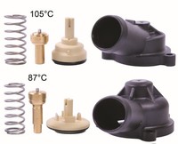Thermostat KüHlmittel Gates TH701K1 FüR Golf VW 1K1 5M1 521 Plus Polo 4 5 FSI