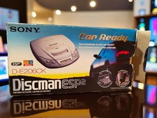 Sony D-E206CK CD Walkman ESP2 Car Ready Set Complete