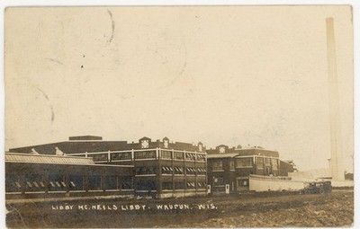 1919 RPPC Libby McNeill & Libby Cannery Waupun Wisconsin KRUXO