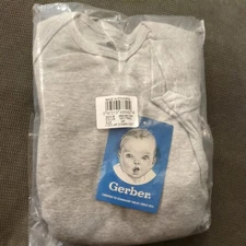 Infant 5 Pack Gerber Unisex Gray  Onesies  Snap Crotch New Size 0-3 M New
