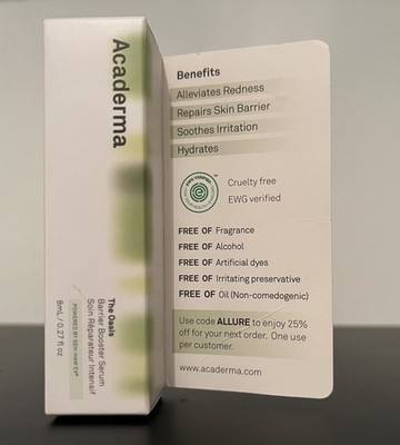 new ACADERMA The Oasis Barrier Booster Serum 8ml/.27 oz. Korean Skincare