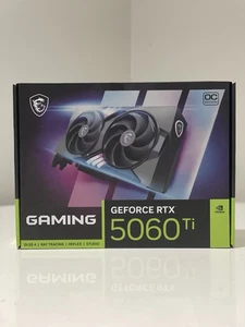MSI NVIDIA GeForce RTX 5060 Tie 16GB GAMING OC Carte graphique de Blackwell - NEW!