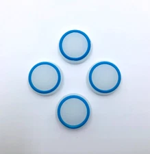 4pcs Blue Analog Stick Controller Thumb Cover Thumbstick Xbox One PS4 5