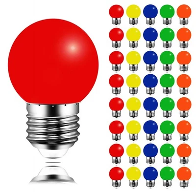 Ampoule E27 Couleur LED 3W Equivalent 30W 240 Lumens, Guirlande Guinguette LED - Photo 1/4