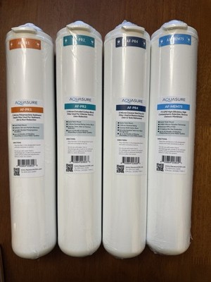 Aquasure Premier Series Complete 4-Stage Quick Twist Filter Replacement