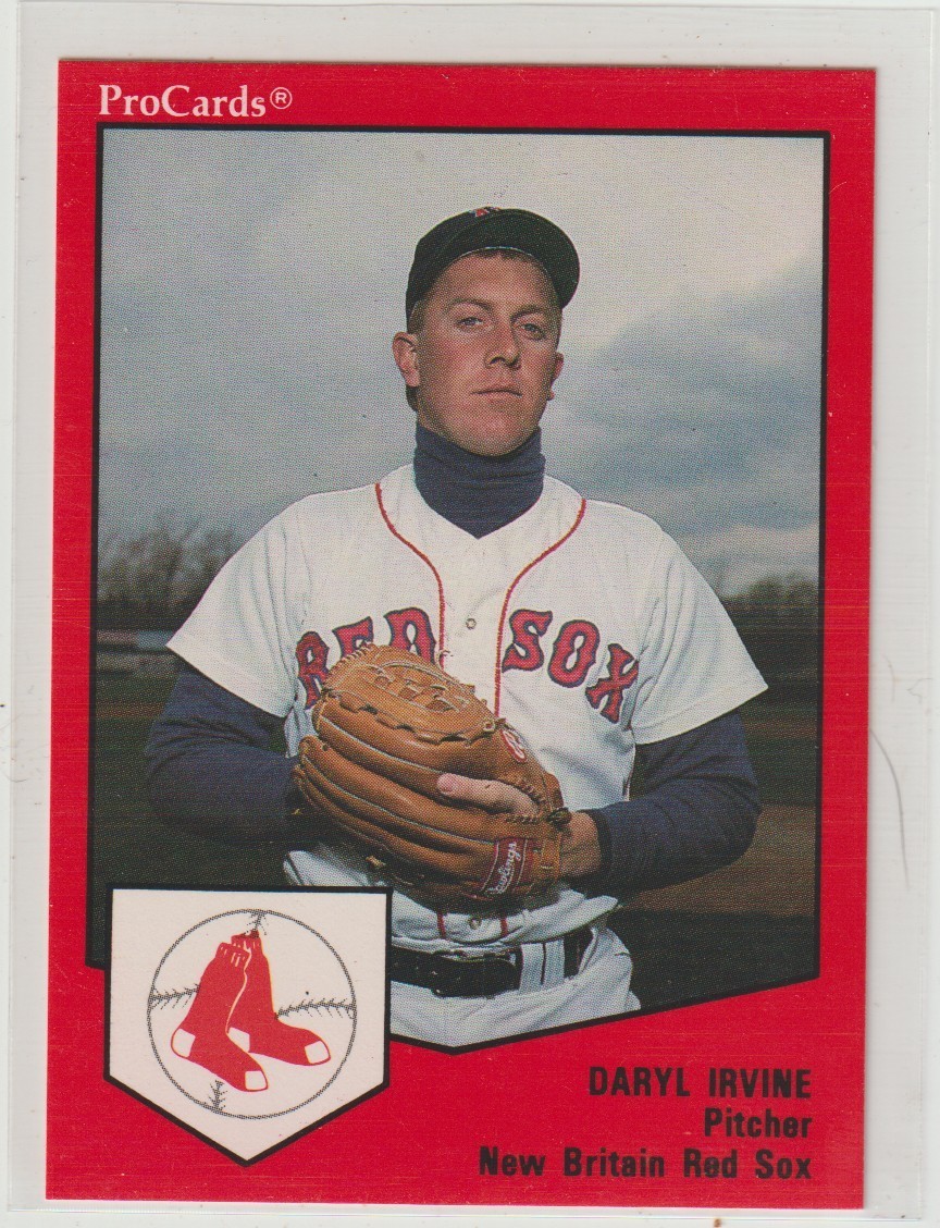 1989 Procards Minor League New Britain Red Sox #611 Daryl Irvine