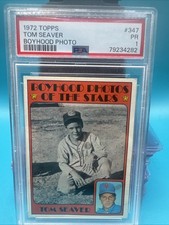1972 Topps - Boyhood Photos of the Stars Tom Seaver #347