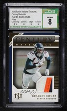 2020 National Treasures Century Materials Prime /49 Bradley Chubb CSG 8 0s2w