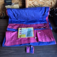 2x Vintage Rubber Coated Nylon Air Mattress R...