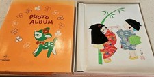 Vintage Tommy Japanese Silk Fabric Covered Photo Album New In Open Box-Rare