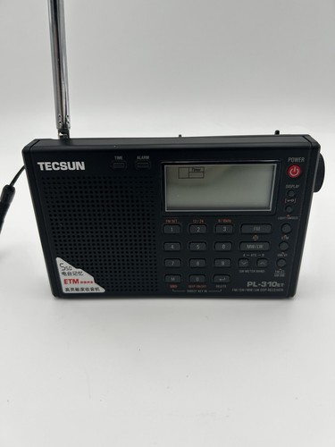 Radio Multibanda TECSUN PL-310ET Negra Probada Funciona - Imagen 2 de 5