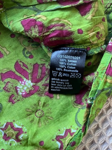 Chemise longue femme DiDi verte coton broderie taille 1 petit - Photo 8/9